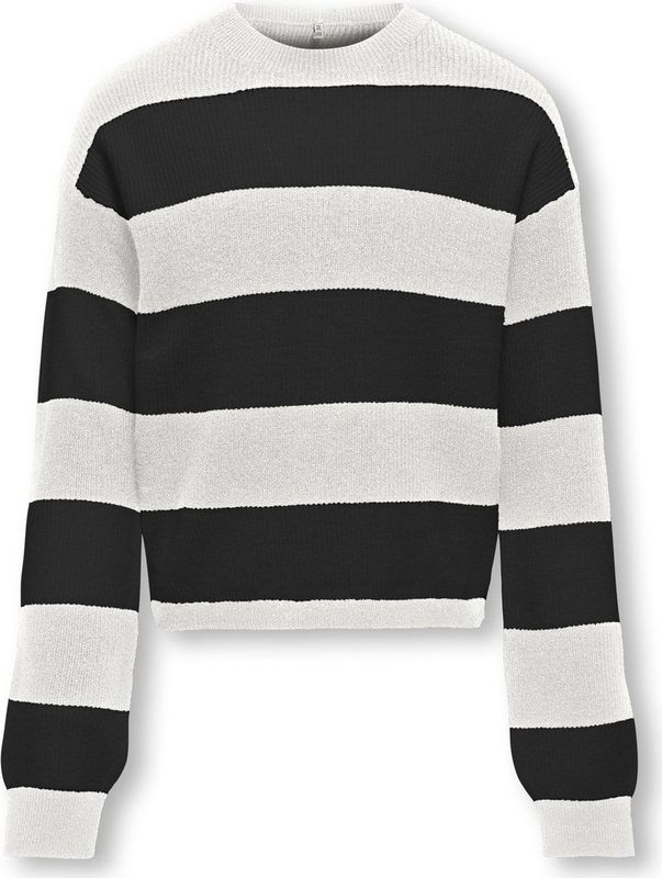 Kids Only Trui Kogfranca Short Stripe Knt Noos 15326339 Cloud Dancer Dames 0 X L116
