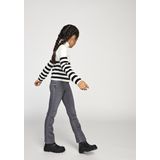 KIDS ONLY Meisjes Kogfranca Half Zip L/S Stripe Pullover - Cloud Dancer/Zwart