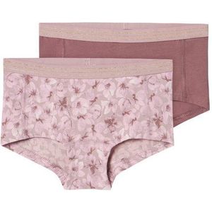 Name it - Hipsters - Paars - Donkerpaars - Organisch Katoen - 2-Pack