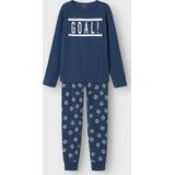 Name It - NKMNIGHTSET FOOTBALL - Pyjamaset - Blauw - Katoen