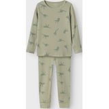 Pyjama's - Streepdessin - Ribgebreid - Lange Mouwen - Elastische Taille