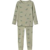 Pyjama's - Streepdessin - Ribgebreid - Lange Mouwen - Elastische Taille