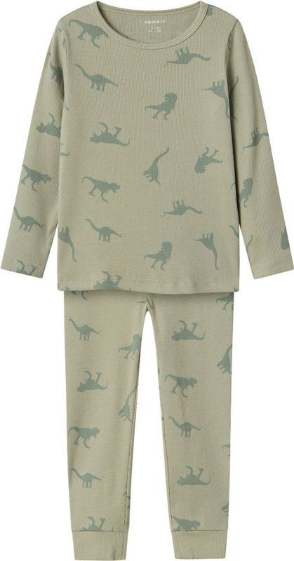 Pyjama's - Streepdessin - Ribgebreid - Lange Mouwen - Elastische Taille