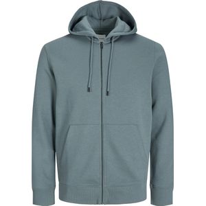 Jack & Jones Jjestar Basic herentrui met capuchon en ritssluiting, Goblin Blue.