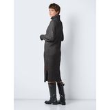 Noisy May - NMVIOLA - Gebreide Jurk - Dark Grey Melange - 98% Polyester, 2% Elastaan