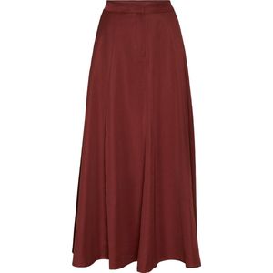 Vero Moda - Rode Effen Rok - Dames - Polyester - Met Ritssluiting