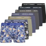 Jack & Jones 7 Pack heren boxershort Combi True Blue Katoenen multipack heren ondergoed Blauw
