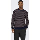 ONLY&SONS - ONSMUSA REG 3 STRUC CREW KNIT - Heren - Gebreide truien
