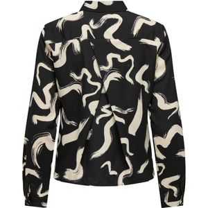 ONLY - Onlnova Life Elite L/S Maya Shirt - Damesblouse - Zwart