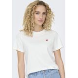 JDY - T-shirt - Zwart - Katoen - Regular Fit