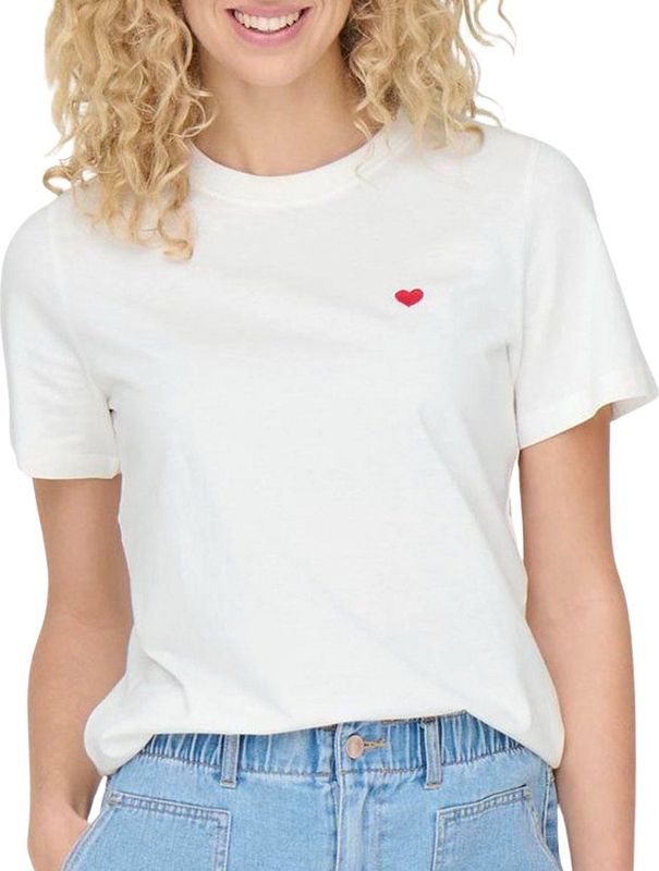 JDY - T-shirt - Zwart - Katoen - Regular Fit