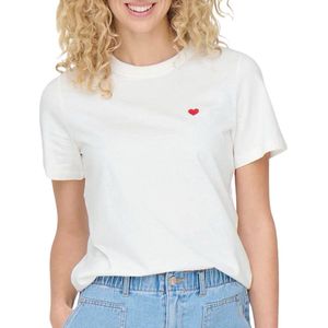 JDY Kurzarmshirt JDYPISA S/S PRINT TOP JRS NOOS