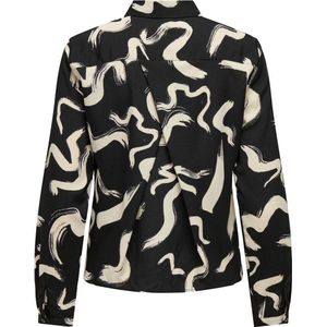 ONLY - Onlnova Life Elite L/S Maya Shirt - Damesblouse - Zwart