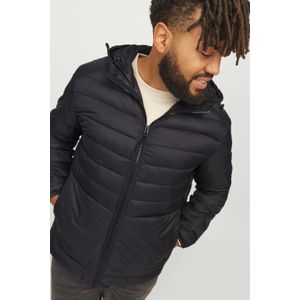 JACK&JONES - JJESPRINT PUFFER HOOD NOOS - Gequilte Jas - Plus-size - Winddicht - Capuchon
