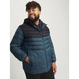 JACK&JONES PLUS JJESPRINT PUFFER HOOD NOOS PLS Heren Gequilte jas - Maat EU3XL US1XL