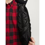 Jack & Jones Jjeotto Puffer Jacket Pls Gewatteerde jas voor heren (1 stuk), zwart.