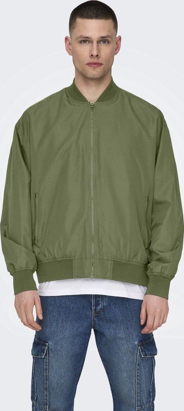 Only & Sons - Lightweight Windbreaker - Jack - Groen - Polyester
