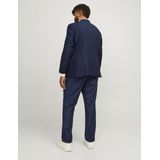 Enkelrijig Colbert - Inkeping Revers - Knoopsluiting - Slim Fit - Plus Size - Gerecycled Polyester/Wol/Viscose