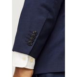 Enkelrijig Colbert - Inkeping Revers - Knoopsluiting - Slim Fit - Plus Size - Gerecycled Polyester/Wol/Viscose