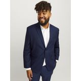 Enkelrijig Colbert - Inkeping Revers - Knoopsluiting - Slim Fit - Plus Size - Gerecycled Polyester/Wol/Viscose