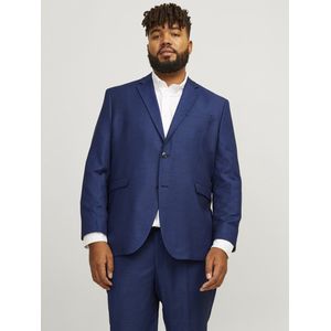 Plus - Slim Fit Blazer - Zwart - Gerecycled Polyester/Wol/Viscose