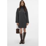 VERO MODA - Vmgemma - Jurk - Donkergrijs Gemêleerd - Knit