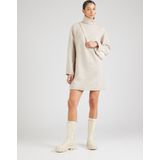 Gebreide Jurk - Rolkraag - Lange Mouwen - Kort - Relaxed Fit