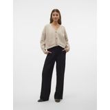 Aware by Vero Moda - Gebreide Cardigan - Zwart - Gerecycled Polyester