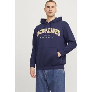 Hoodie - Capuchon - Lange Mouwen - Kangoeroezak - Plus - Relaxed Fit - Zwart - 70% Katoen, 30% Polyester