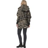 Noisy may - NMCUDDLE - Tussenmantel - Crème/Rosa/Zwart - Dierenprint