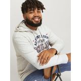 JACK&JONES PLUS JJELOGO SWEAT HOOD 2 COL Heren Trui - Kleur - Materiaal
