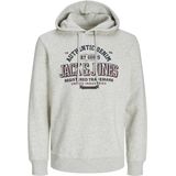 JACK&JONES PLUS JJELOGO SWEAT HOOD 2 COL Heren Trui - Kleur - Materiaal