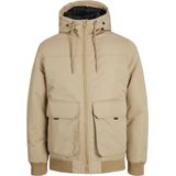 Jack & Jones - Heren Jas winter Construct Bomber Jacket - Beige