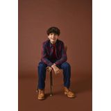 Kobmartin - Overhemd - Blauw - Katoen - Lange Mouwen - Regular Fit