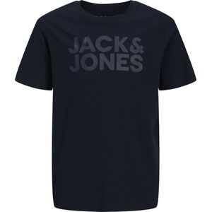JACK & JONES Junior - T-shirt - Zwart - Katoen - Regular Fit