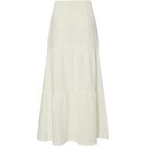 PIECES - Pcsikka Hw Maxi Skirt - Damesrok - Cloud Danser