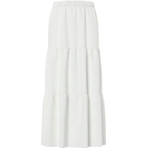 PIECES - Pcsikka Hw Maxi Skirt - Damesrok - Cloud Danser