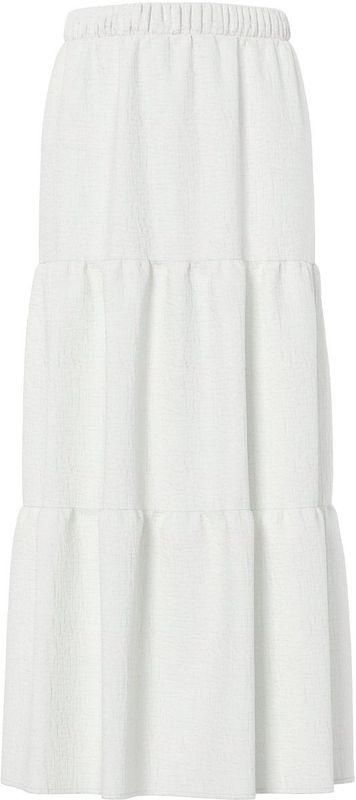 PIECES - Pcsikka Hw Maxi Skirt - Damesrok - Cloud Danser