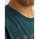 Ecorp - T-shirt - Kwartmouw - Ronde Hals - Logoprint - Zacht Jerseymateriaal