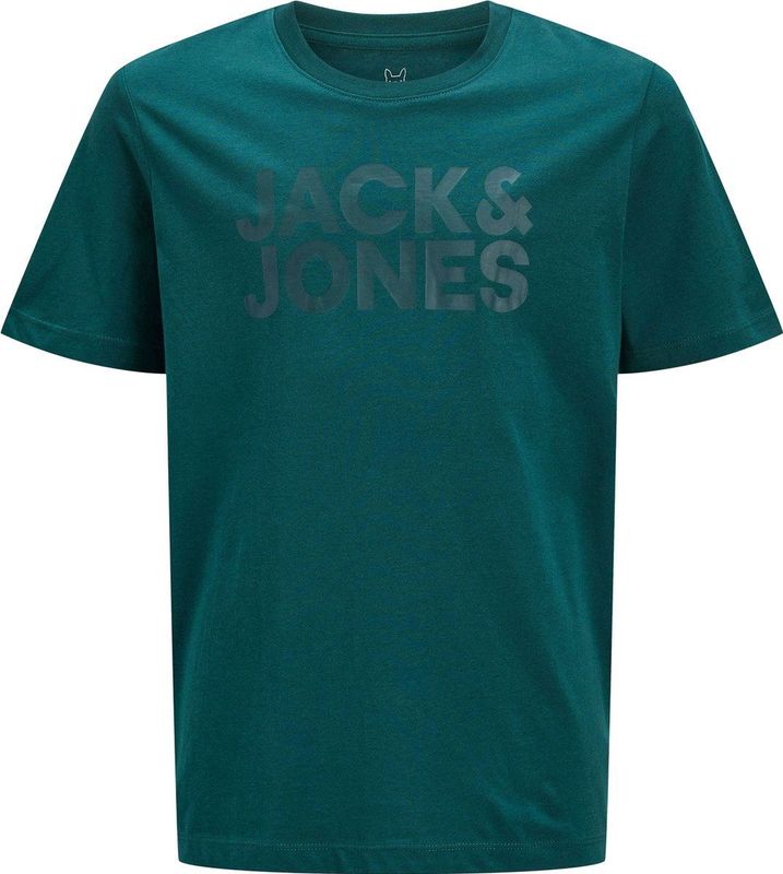 Ecorp - T-shirt - Kwartmouw - Ronde Hals - Logoprint - Zacht Jerseymateriaal