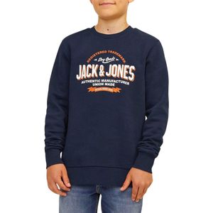 Sweater - Navy - Lange Mouwen - Ronde Hals - Normale Pasvorm