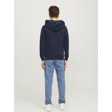JACK & JONES Junior - Hoodie - Blauw - Sweatstof - Lange Mouwen