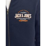 JACK & JONES Junior - Hoodie - Blauw - Sweatstof - Lange Mouwen