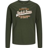 Jack Jones Jjelogo Tee Ls o-Neck 2 Col Noos Jnr Jongens t-Shirt2