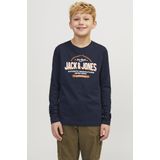 Jack Jones Jjelogo Tee Ls o-Neck 2 Col Noos Jnr Jongens t-Shirt2