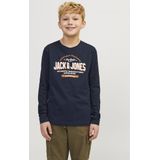 Jack Jones Jjelogo Tee Ls o-Neck 2 Col Noos Jnr Jongens t-Shirt2