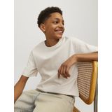 JACK & JONES JUNIOR - T-shirt - Ecru - Korte Mouwen - Loose Fit