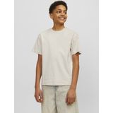 JACK & JONES JUNIOR - T-shirt - Ecru - Korte Mouwen - Loose Fit