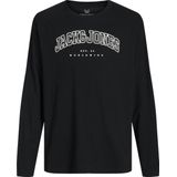 Jack & Jones - JJECALEB - Shirt - Grijs / Zwart / Wit - Lange Mouw