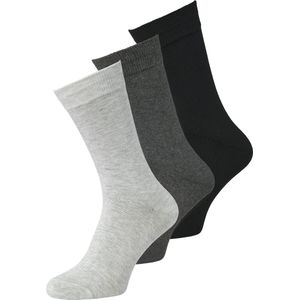 Jack & Jones - JACBASIC Bamboo - Sokken - Grijs/Zwart - 3-Pack